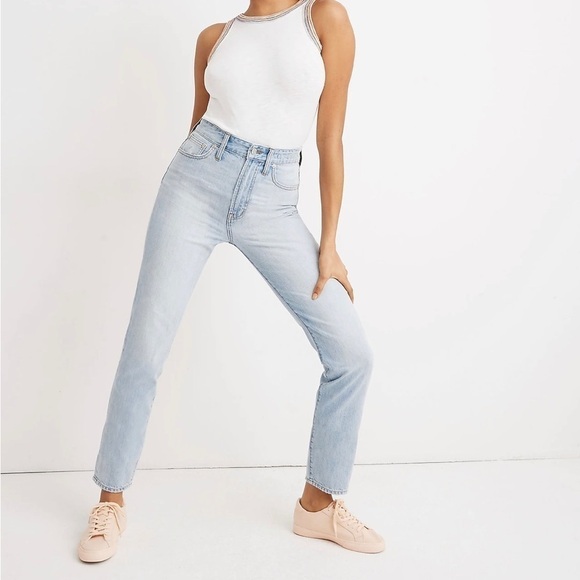 Madewell New Curvy Perfect Vintage Jeans Fitzgerald Wash NWT 23 - Picture 2 of 10
